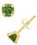 颜色: Peridot, Macy's | Gemstone Stud Earrings in 10k Yellow Gold