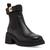 Steve Madden | Women's Gates Buckle-Detailed Lug-Sole Booties, 颜色Black Leather