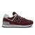 color WL574EVM/Burgundy with White, New Balance | 574 Core