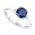 颜色: Sapphire, Macy's | Amethyst (1-1/6 ct. t.w.) & Lab-Grown White Sapphire (1/20 ct. t.w.) Ring in 14k Gold-Plated Sterling Silver (Also in Additional Gemstones)