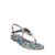 商品Ralph Lauren | Ellington Floral Leather Sandal颜色Mahina Floral/Deep Saddle Tan