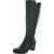 商品Style & Co | Style & Co. Womens Aerron Block Heel Faux Leather Knee-High Boots颜色Black SM