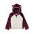 商品Columbia | Toddler Girls Foxy Baby Sherpa Full Zip Jacket颜色Marionberry, Chalk