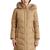 商品Ralph Lauren | Women's Petite Faux-Fur-Trim Hooded Down Puffer Coat, Created for Macy's颜色Light Sand