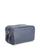 color Navy Blue, ROYCE New York | Leather Toiletry Bag