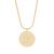 商品第11个颜色Gold - L, brook & york | 14K Gold Plated Wren Initial Pendant Necklace