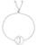 颜色: J, Macy's | Diamond Accent Initial Bolo Bracelet in Silver-Plate