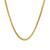 商品Essentials | Silver Plate or Gold Plate Delicate Snake 20" Chain Necklace颜色Gold