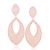 商品Suzy Levian | Suzy Levian Cubic Zirconia Sterling Silver Diamond Shape Drop Earrings颜色pink