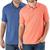 商品Member's Mark | Member's Mark Men's Stretch Pique Polo - 2 Pack颜色Deep Sea/Salmon