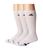 商品Adidas | Cushioned II Crew Socks 3-Pack颜色White/Black/White/Clear Onix Marl