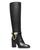 Michael Kors | Women's Hamilton Block Heel To the Knee Boots, 颜色Black