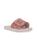 商品第2个颜色PINK, Michael Kors | Little Girl's Vanilla Metallic Logo Slides