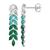 颜色: Emerald, Macy's | Cubic Zirconia Leaf Drop Earrings