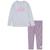 color Light Thistle, NIKE | Toddler Girls Crossover Tunic T-shirt and Leggings, 2 Piece Set
