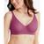 color Deep Cerise Dot, Bali | Women's Comfort Revolution® Easylite® Underwire Bra with Back Closure DF3498