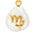 商品第3个颜色VIRGO, MISHO | Zodiac Collection 22K Gold-Plated & Baroque Pearl Necklace