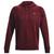 color Chestnut Red/White, Under Armour | Under Armour Rival Fleece LC Logo Hoodie - Men's