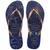 Havaianas | Slim Nautical Flip Flop Sandal, 颜色Navy Blue/Rose Gold/White