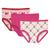 商品第10个颜色Natural Rose Trellis/Calypso/Calypso Elephant, KicKee Pants | Print Underwear Set 3-Pack (Big Kids)