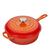颜色: Flame, Le Creuset | Cassadou 3.75-Quart Enameled Cast Iron Pan