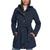 Tommy Hilfiger | Women's Hooded Belted Softshell Raincoat, Regular & Petite, 颜色Navy