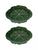 颜色: GREEN, Bordallo Pinheiro | Cabbage 2-Piece Oval Platter Set