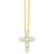 Macy's | Diamond Cross Pendant Necklace (1/3 ct. t.w.) in 14k White Gold, 16" + 2" Extender, 颜色14K Yellow Gold