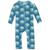 KicKee Pants | Print Coverall with Two-Way Zipper (Infant), 颜色Cerulean Blue Palm Tree