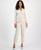 颜色: White/Praline, Le Suit | Women's Seersucker Two-Button Notch-Collar & Mid-Rise Slim Pants Set, Regular & Petite