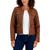 Tommy Hilfiger | Women's Quilted Faux-Leather Jacket, 颜色Suntan