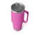 颜色: Wildflower Fuchsia, YETI | YETI Rambler Tumbler with Handle and Straw Lid, Vacuum Insulated Travel Mug, Stainless Steel