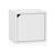 颜色: White, Way Basics | Eco Stackable Connect Storage Cube with Door