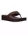 颜色: Brown, Calvin Klein | Women's Meena Logo Platform Flip-Flop Sandals