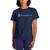 商品CHAMPION | Champion Womens Crewneck Knit Graphic T-Shirt颜色Athletic Navy