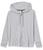 商品Calvin Klein | Women's Premium Performance Ruched Long Sleeve Zip Up Hoodie (Standard and Plus)颜色Pearl Grey Heather