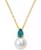 颜色: June/Alexandrite, Macy's | Cultured Freshwater Pearl (8-1/2mm) Birthstone 18" Pendant Necklace  in 14k Gold-plated Sterling Silver,18k Rose Gold-plated Sterling Silver or Sterling Silver