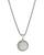 颜色: B/Silver, David Yurman | Sterling Silver Cable Collectibles Initial Charm Necklace with Diamonds, 18"