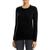 颜色: Black, Private Label | Private Label Womens Cashmere Crewneck Sweater