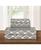 颜色: Grey, Elegant Comfort | Geometric Printed Microfiber 4-Pc. Sheet Set