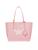 MCM | Medium Himmel Coated Canvas Shopper Bag, 颜色SILVER PINK