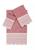 颜色: Tea Rose, Linum Home Textiles | ARIAN 3PC Cream Lace Embellished Towel Set