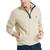 Nautica | Men's J-Class Classic-Fit Quarter Zip Fleece Sweatshirt, 颜色Military Tan