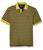 商品Nautica | Men's Classic Fit 100% Cotton Soft Short Sleeve Stripe Polo Shirt颜色Mustard Field