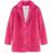 商品Yves Salomon | 天然梭织羊毛大衣颜色pink