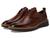 ECCO | ST1 Hybrid Plain Toe Tie, 颜色Cognac