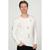 color White, RON TOMSON | Men's Modern Distorted Sweater