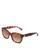 商品Kate Spade | Tammy Polarized Square Sunglasses, 53mm颜色Havana/Brown Polarized Gradient