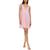 color Pink, Flora Nikrooz | Lace-Trim Gi Knit Chemise