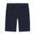 Nautica | Little Girls Uniform 5 Pocket Stretch Sateen Skinny Bermuda Shorts, 颜色Navy